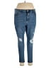 Wax Jean Solid Blue Jeans Size 18 - photo 1