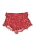 Zunie 100% Rayon Floral Red Shorts Size 7 - 8 - photo 2