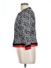Ruby Rd. Print Black Jacket Size 12 - photo 5