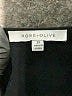 Rose + Olive Black 3/4 Sleeve Blouse Size 2X - photo 7