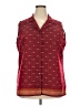 White Stag Burgundy Sleeveless Blouse Size 20W - photo 1