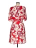 Paper Crown 100% Polyester Print Red Cocktail Dress Size 8 - photo 2