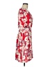 Paper Crown 100% Polyester Print Red Cocktail Dress Size 8 - photo 4