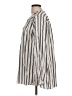 Lands' End 100% Cotton Stripes Ivory Long Sleeve Blouse Size L - photo 5