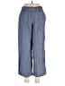 Old Navy Chevron-herringbone Blue Linen Pants Size XS - photo 1