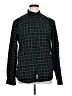 River Island Argyle Green Long Sleeve Button-Down Shirt Size XL - photo 1
