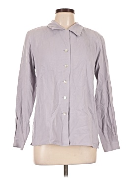 Norm Thompson Long Sleeve Silk Top