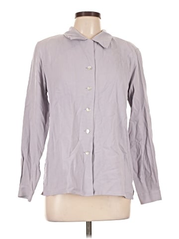 Norm Thompson Long Sleeve Silk Top (view 1)