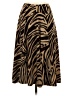MICHAEL Michael Kors Animal Print Brown Casual Skirt Size XS - photo 1