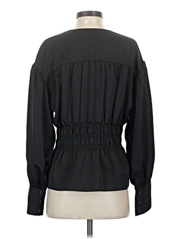 Ganni Long Sleeve Blouse (view 2)