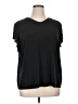 Edgely Black Short Sleeve Top Size 1X - photo 1