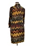 Mlle Gabrielle Chevron-herringbone Brown Casual Dress Size XL - photo 2