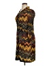 Mlle Gabrielle Chevron-herringbone Brown Casual Dress Size XL - photo 5