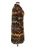 Mlle Gabrielle Chevron-herringbone Brown Casual Dress Size XL - photo 4