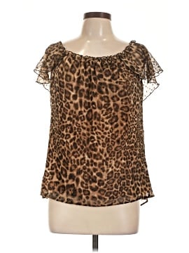 White House Black Market Short Sleeve Blouse (view 1)