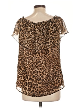 White House Black Market Short Sleeve Blouse (view 2)