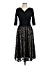 Melrose 100% Nylon Black Cocktail Dress Size 10 - photo 1