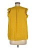 Maison d' Amelie 100% Polyester Yellow Sleeveless Blouse Size M - photo 2