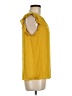 Maison d' Amelie 100% Polyester Yellow Sleeveless Blouse Size M - photo 4