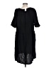 Old Navy Solid Black Casual Dress Size L - photo 2