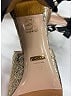 Gucci Ivory Gold Arielle Crystal Heel Boot Size EU (IT) 39 / US 9 - photo 5