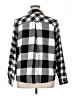 Maurices Checkered-gingham Black Long Sleeve Button-Down Shirt Size 1X - photo 2