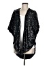 Upson Downes 100% Polyester Black Kimono Size M - photo 1