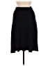 Popana Solid Black Casual Skirt Size M - photo 2