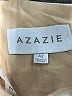 Azazie 100% Polyester Metallic Tan Cocktail Dress Size 2 - photo 7