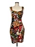 Cache Tropical Brown Cocktail Dress Size 6 - photo 1