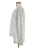 Bobeau Silver Long Sleeve Top Size M - photo 5