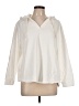 Weekends by Chico's White Sweatshirt Size Lg (2) - photo 1