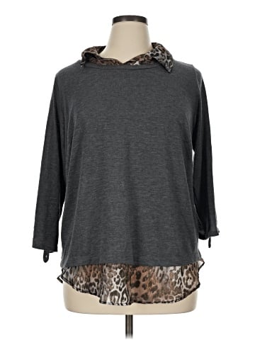I.N. Studio 3/4 Sleeve Top (view 1)