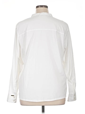 Calvin Klein Long Sleeve Button-Down Shirt (view 2)
