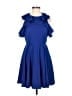 Altar'd State Solid Blue Cocktail Dress Size M - photo 1