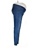 Jessica Simpson Solid Blue Jeans Size Med Maternity - photo 4