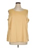 Notations Gold Sleeveless Blouse Size XL - photo 1