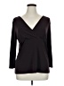 Apostrophe Black 3/4 Sleeve Top Size XL - photo 1