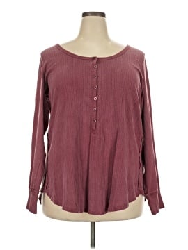 Torrid Long Sleeve Henley (view 1)