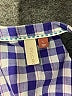 Pilcro Checkered-gingham Ombre Blue Long Sleeve Button-Down Shirt Size L - photo 7