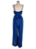 Shein Solid Blue Jumpsuit Size 12 - photo 2