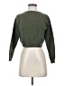 Subdued Solid Green Pullover Sweater Size S - photo 1