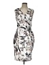 Phase Eight 100% Polyester Print White Cocktail Dress Size UK 14 / US 10 - photo 1
