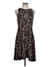 Athleta Animal Print Brown Cocktail Dress Size L - photo 1