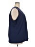 Roaman's Blue Sleeveless Blouse Size 22 (1X) - photo 4