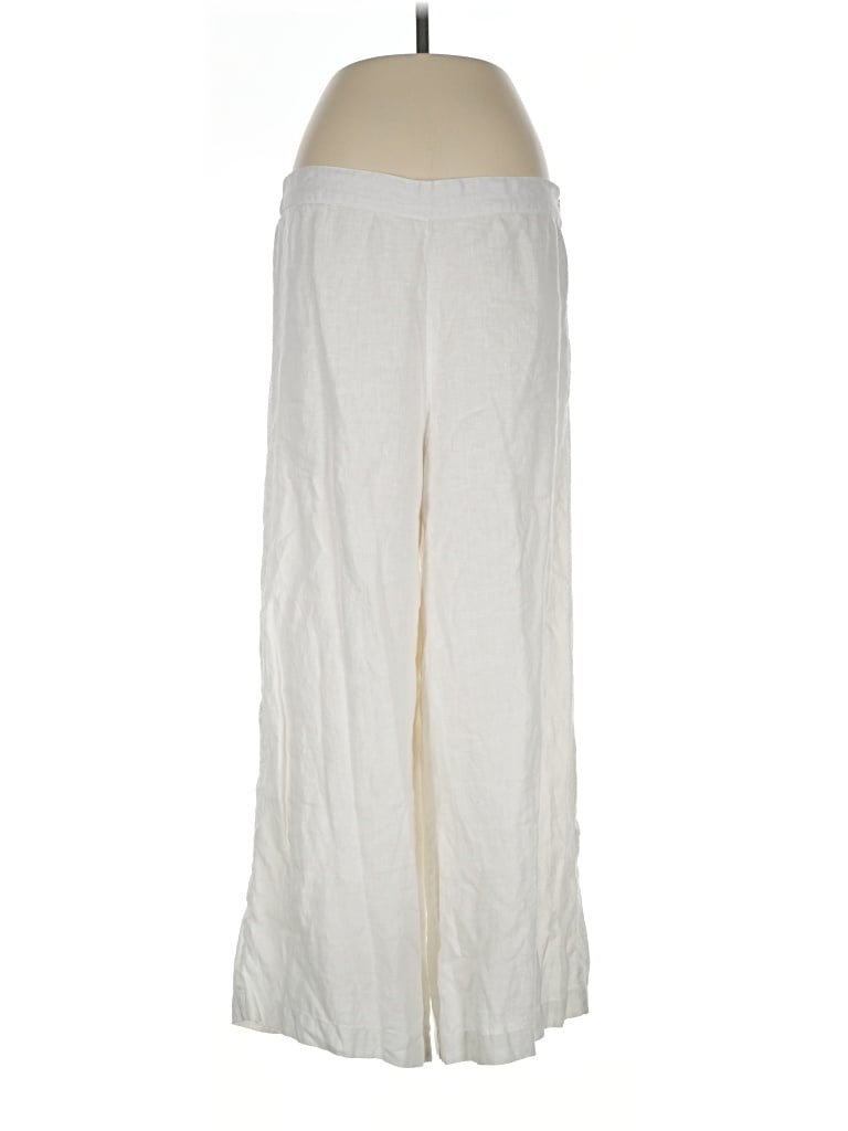 Pre-owned For Cynthia Linen Pants In Ivory