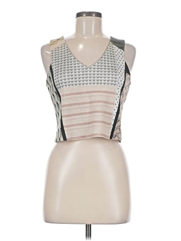 Zara W&B Collection Sleeveless Blouse (view 1)