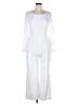 Connected Apparel White Jumpsuit Size 14 - photo 1