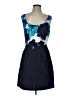 Tabitha 100% Silk Blue Casual Dress Size 10 - photo 1