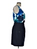 Tabitha 100% Silk Blue Casual Dress Size 10 - photo 4